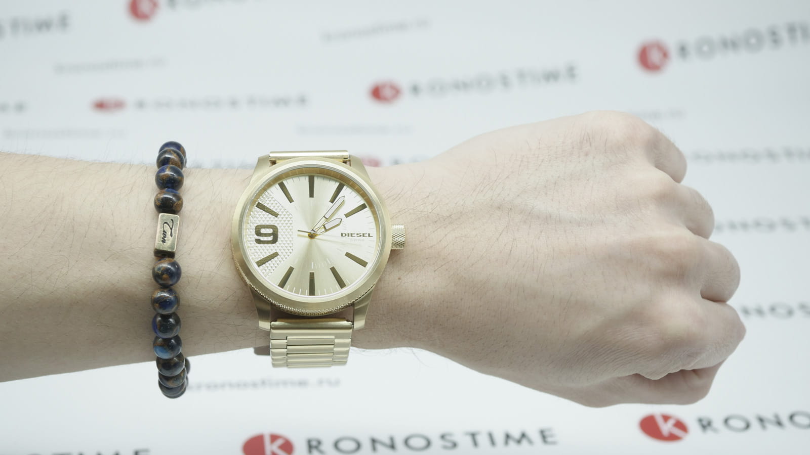 Diesel DZ1761 мужские часы застежка крупным планом